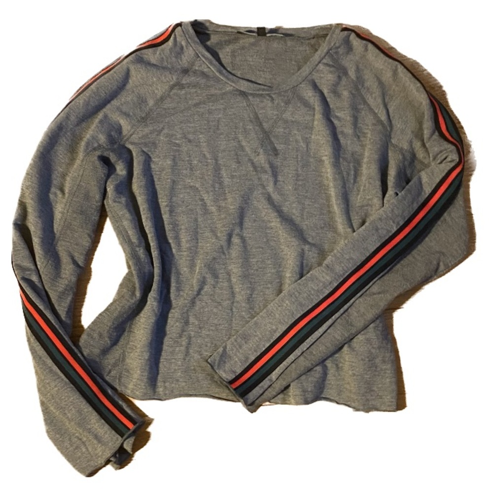 Grey Crewneck Cropped Sweater - Gottex Studio